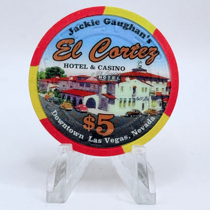 El Cortez Las Vegas Nevada 1995 'Benny Binion' LE $5 Casino Chip N2013