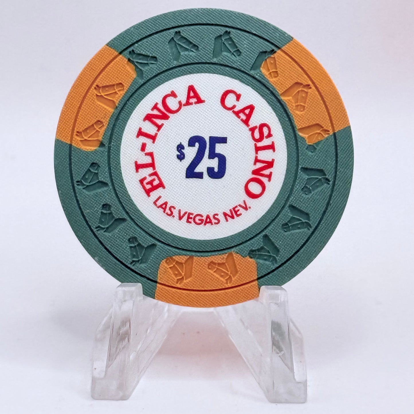 El Inca Las Vegas Nevada 1977 $25 Casino Chip N6102