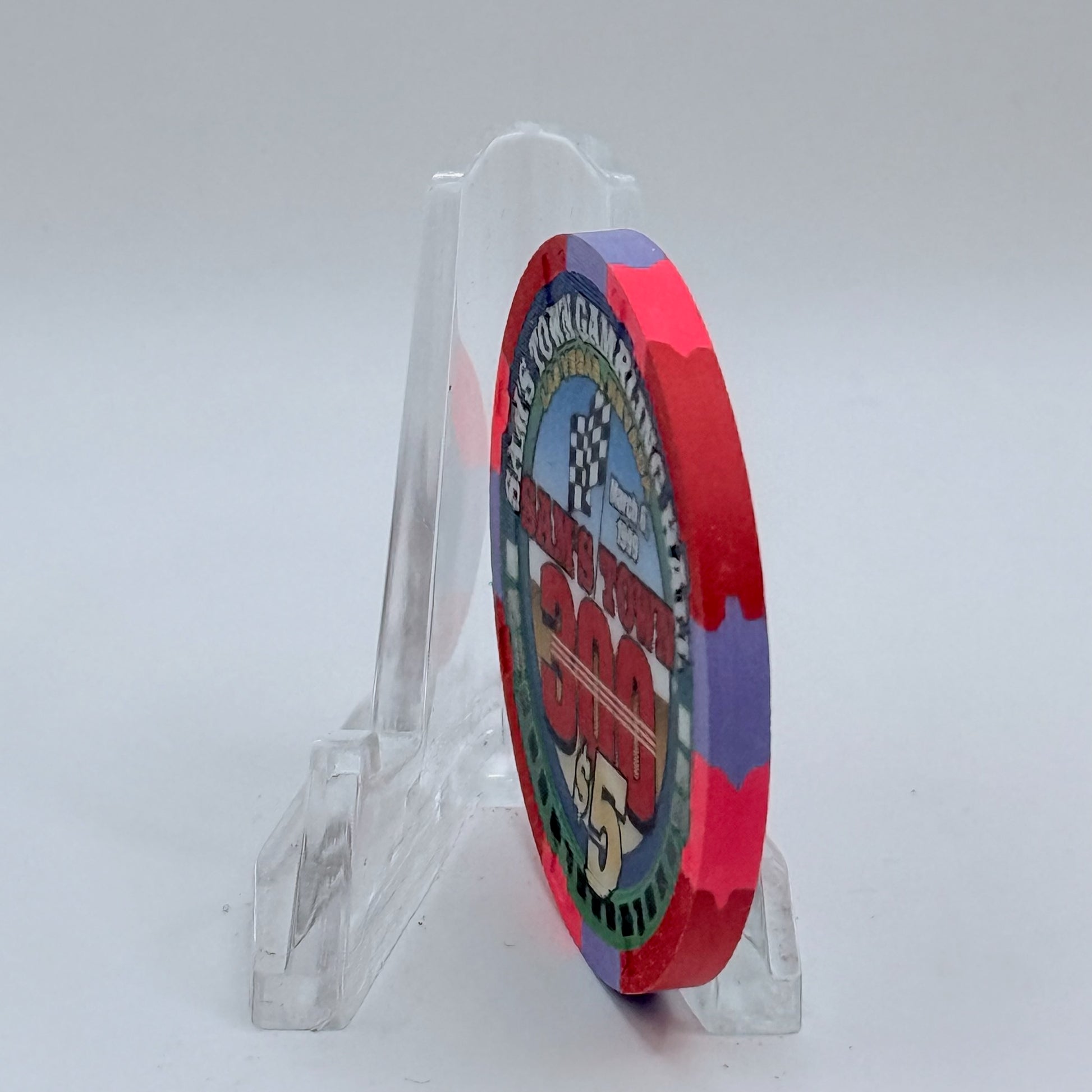 Sam's Town Las Vegas Nevada 1999 'Richard Petty' LE $5 Casino Chip V3366