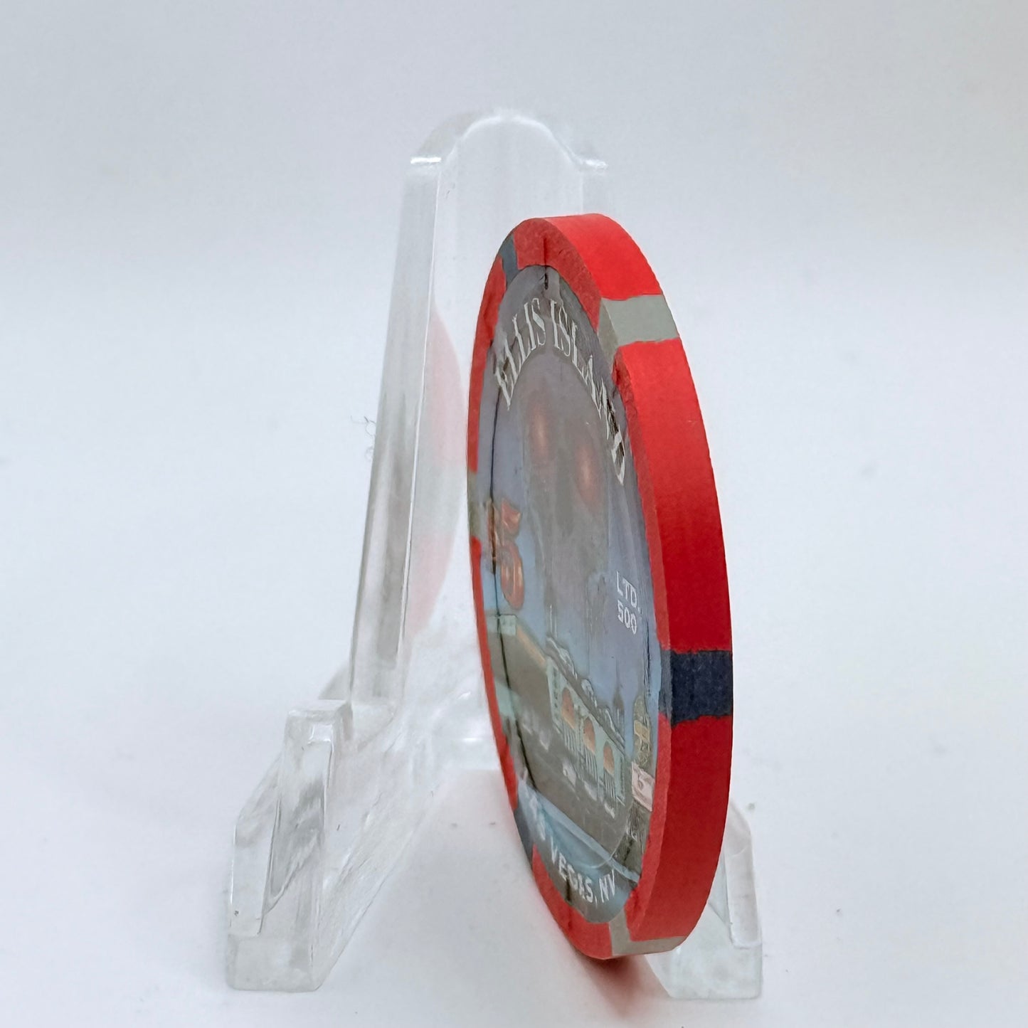 Ellis Island Las Vegas Nevada 2009 'Halloween' LE $5 Casino Chip E9617