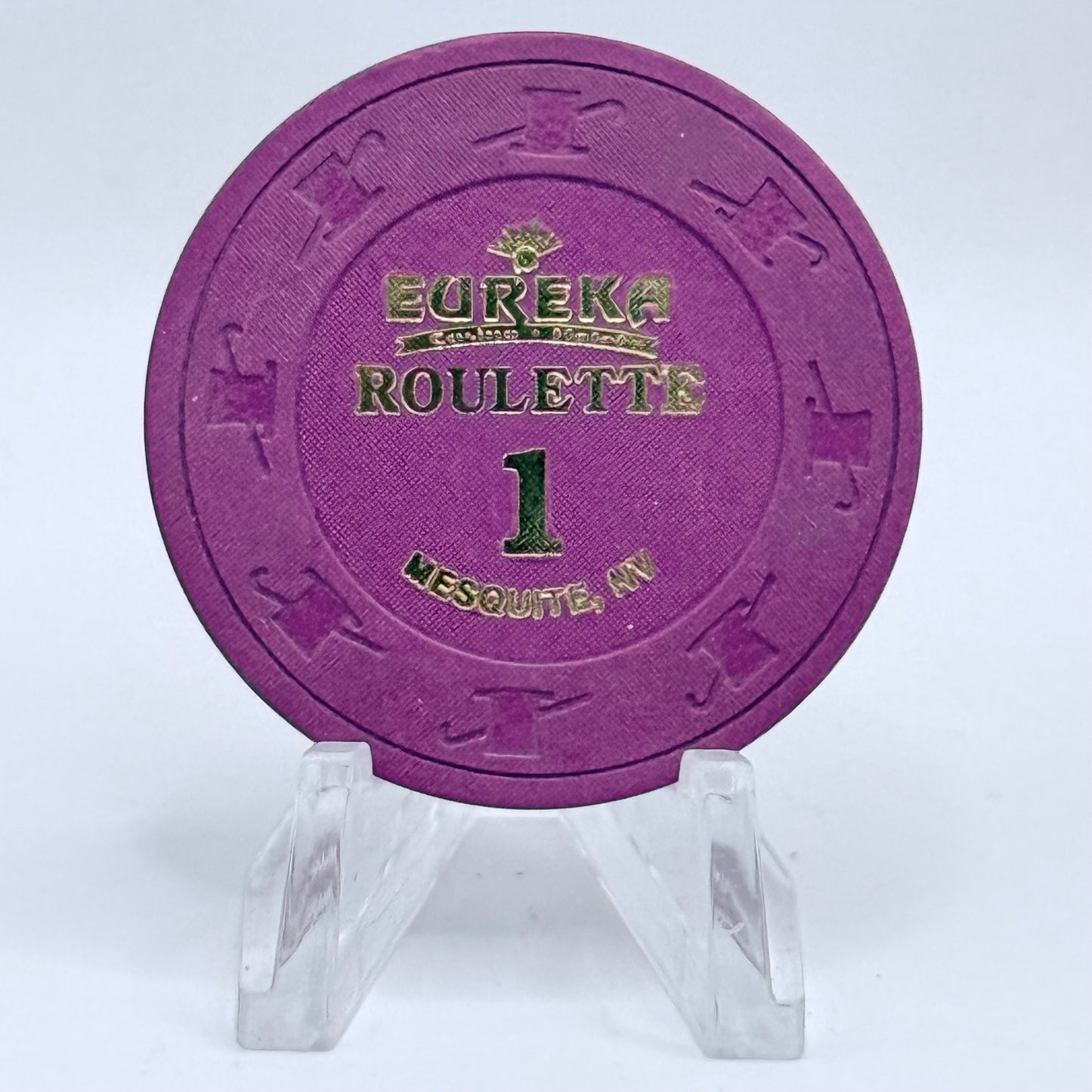 Eureka Casino Mesquite Nevada 2000 Series 2 Roulette Casino Chip V7195