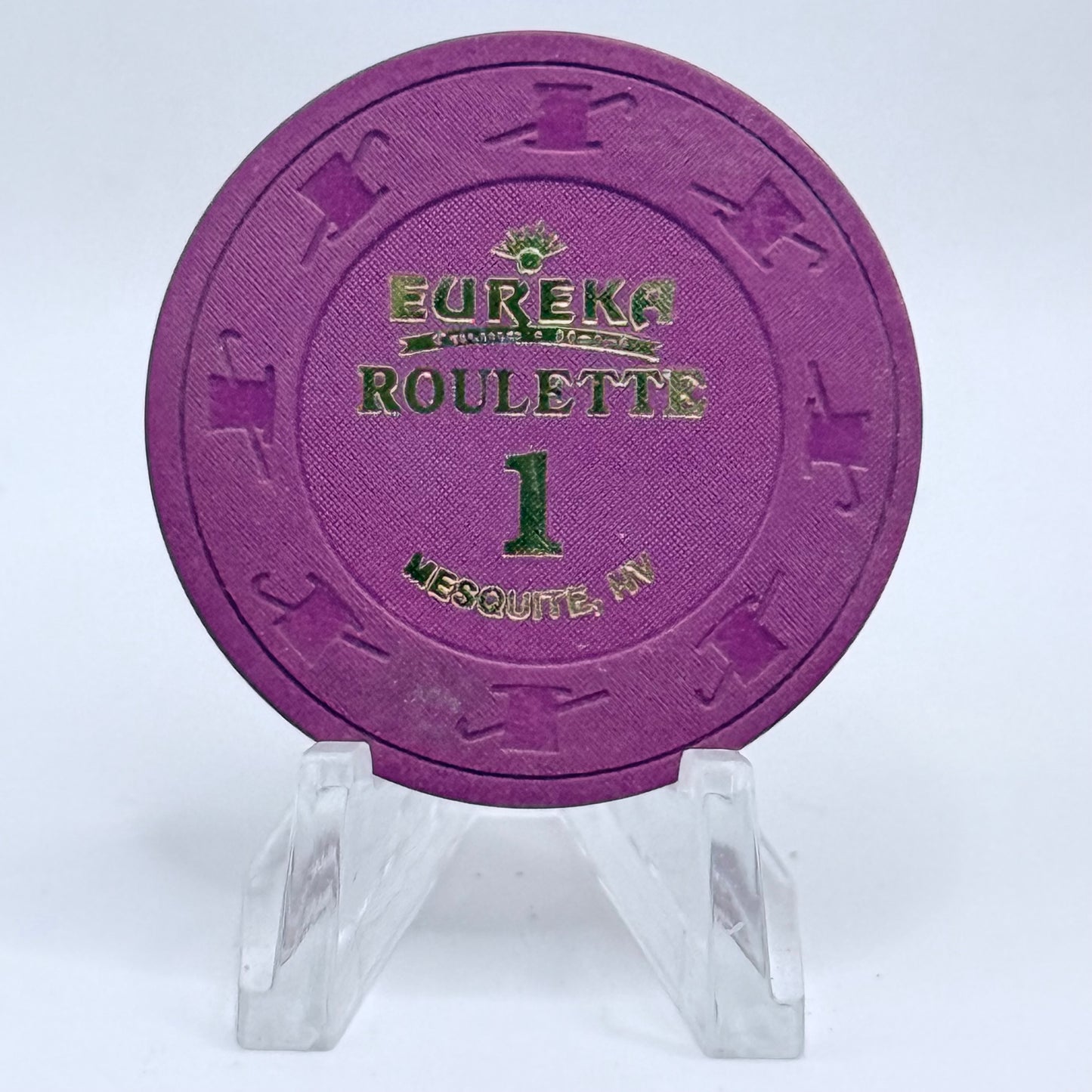 Eureka Casino Mesquite Nevada 2000 Series 2 Roulette Casino Chip V7195
