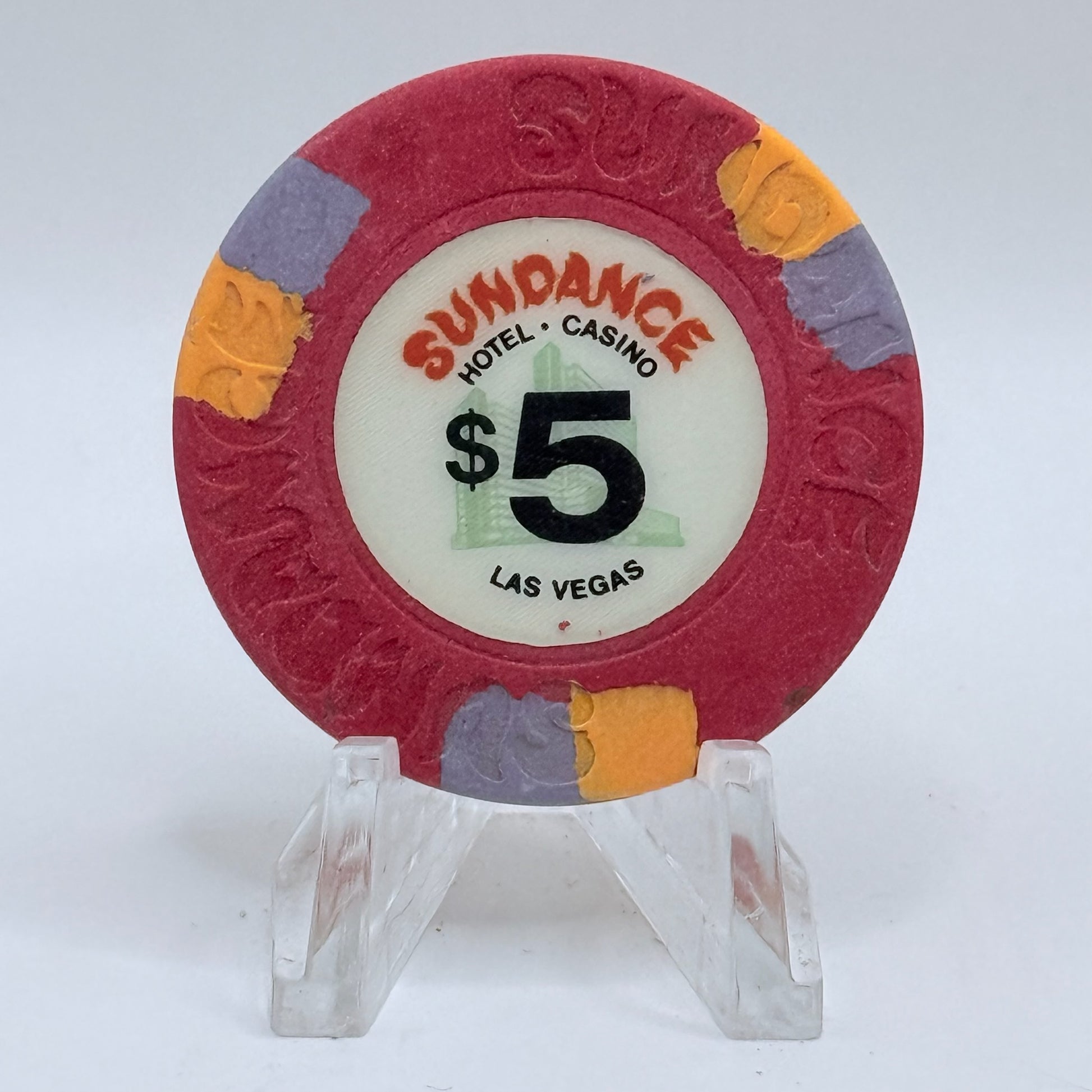 Sundance Las Vegas Nevada 1980s $5 Casino Chip N2235