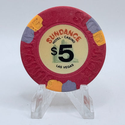 Sundance Las Vegas Nevada 1980s $5 Casino Chip N2235