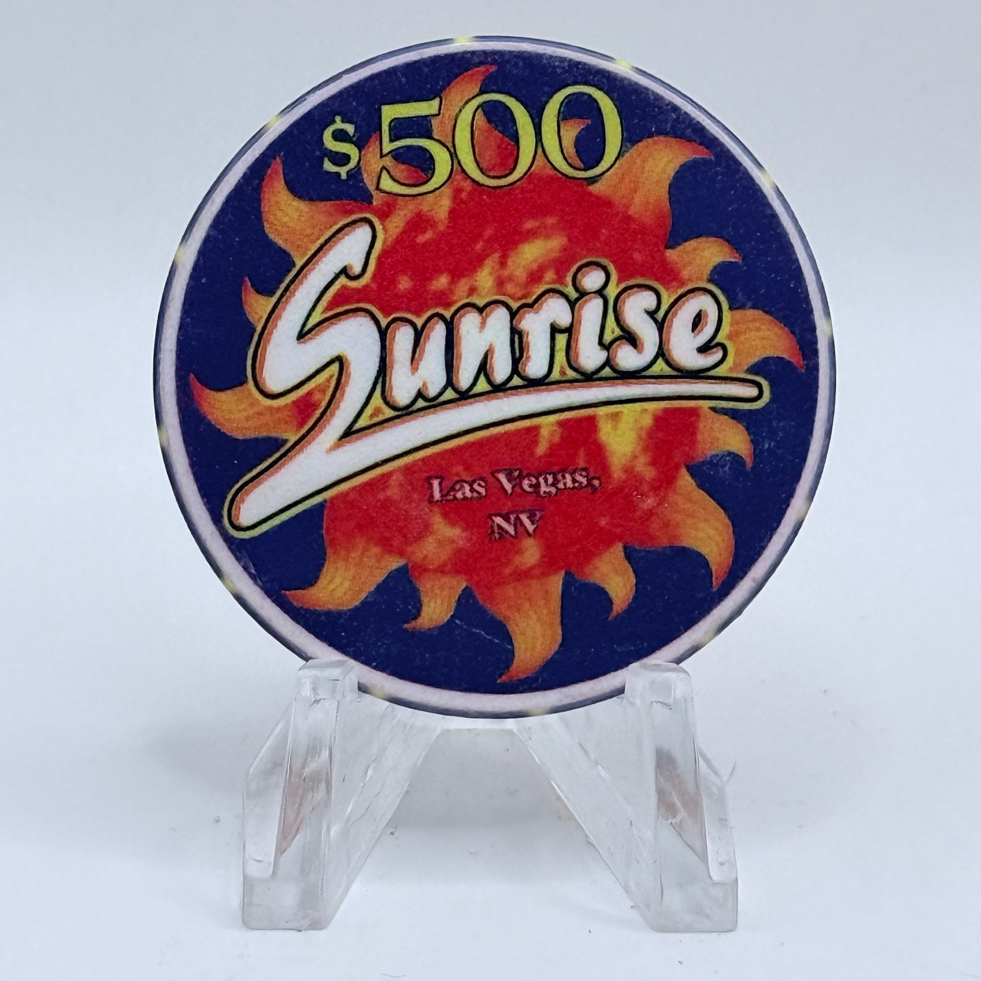Sunrise Las Vegas Nevada 1999 LE $500 Casino Chip V3474