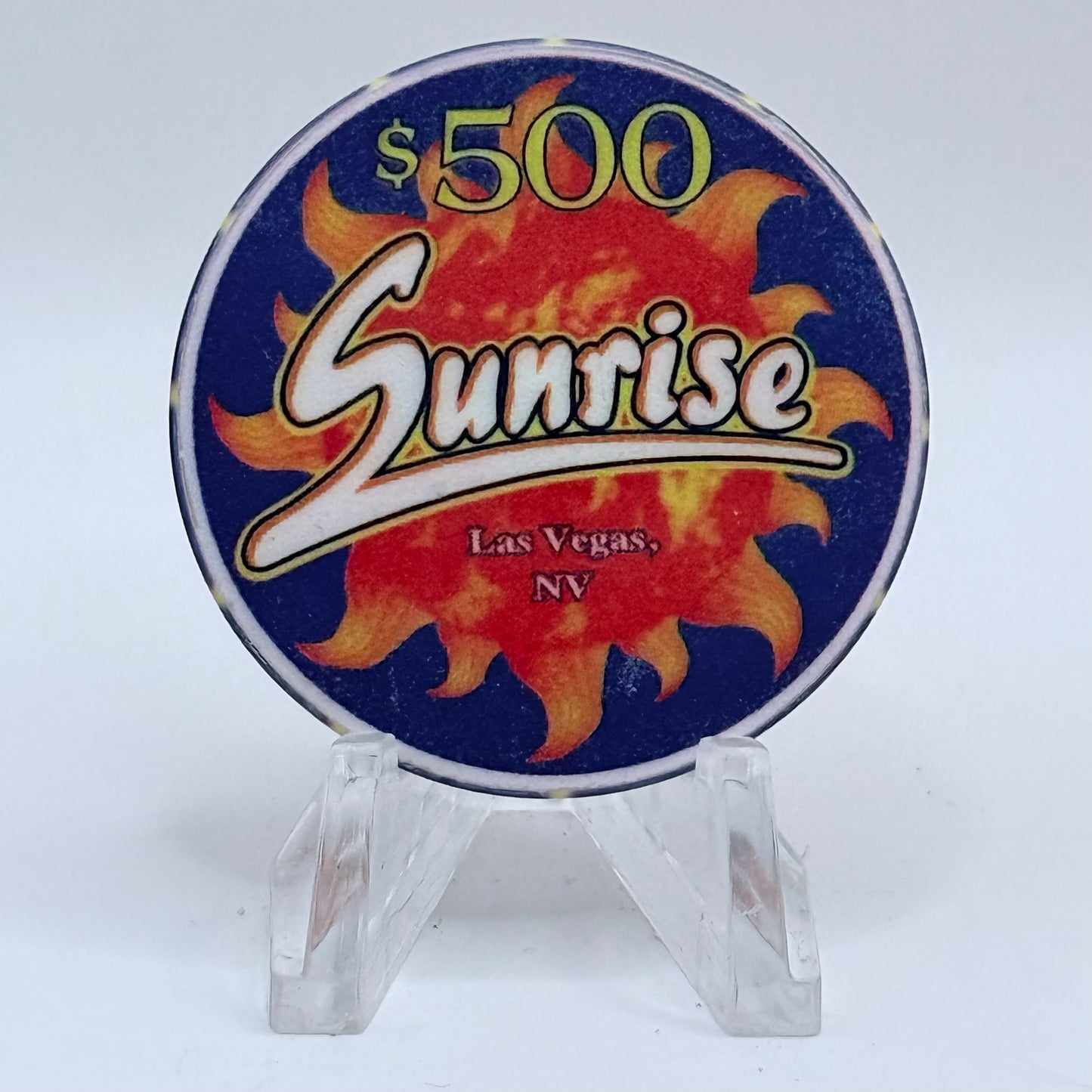 Sunrise Las Vegas Nevada 1999 LE $500 Casino Chip V3474