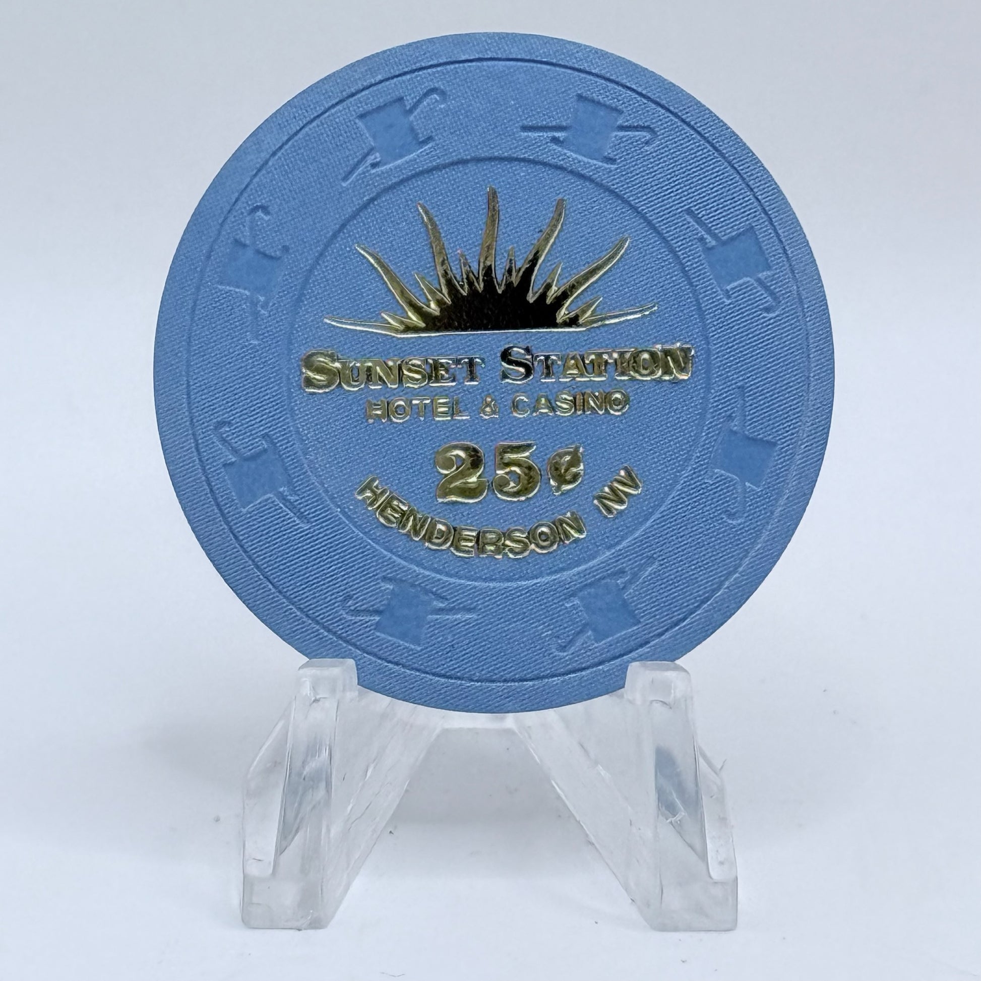 Sunset Station Henderson Nevada 2004 $0.25 Casino Chip E3144