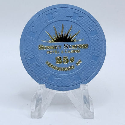 Sunset Station Henderson Nevada 2004 $0.25 Casino Chip E3144
