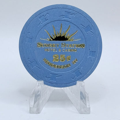 Sunset Station Henderson Nevada 2004 $0.25 Casino Chip E3144