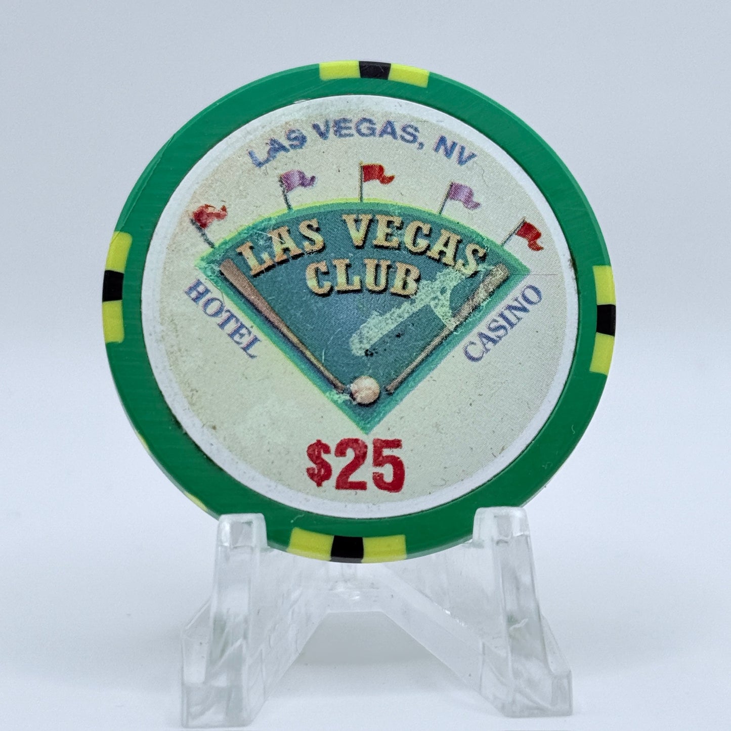 Las Vegas Club Las Vegas Nevada 2002 $25 Casino Chip N8683