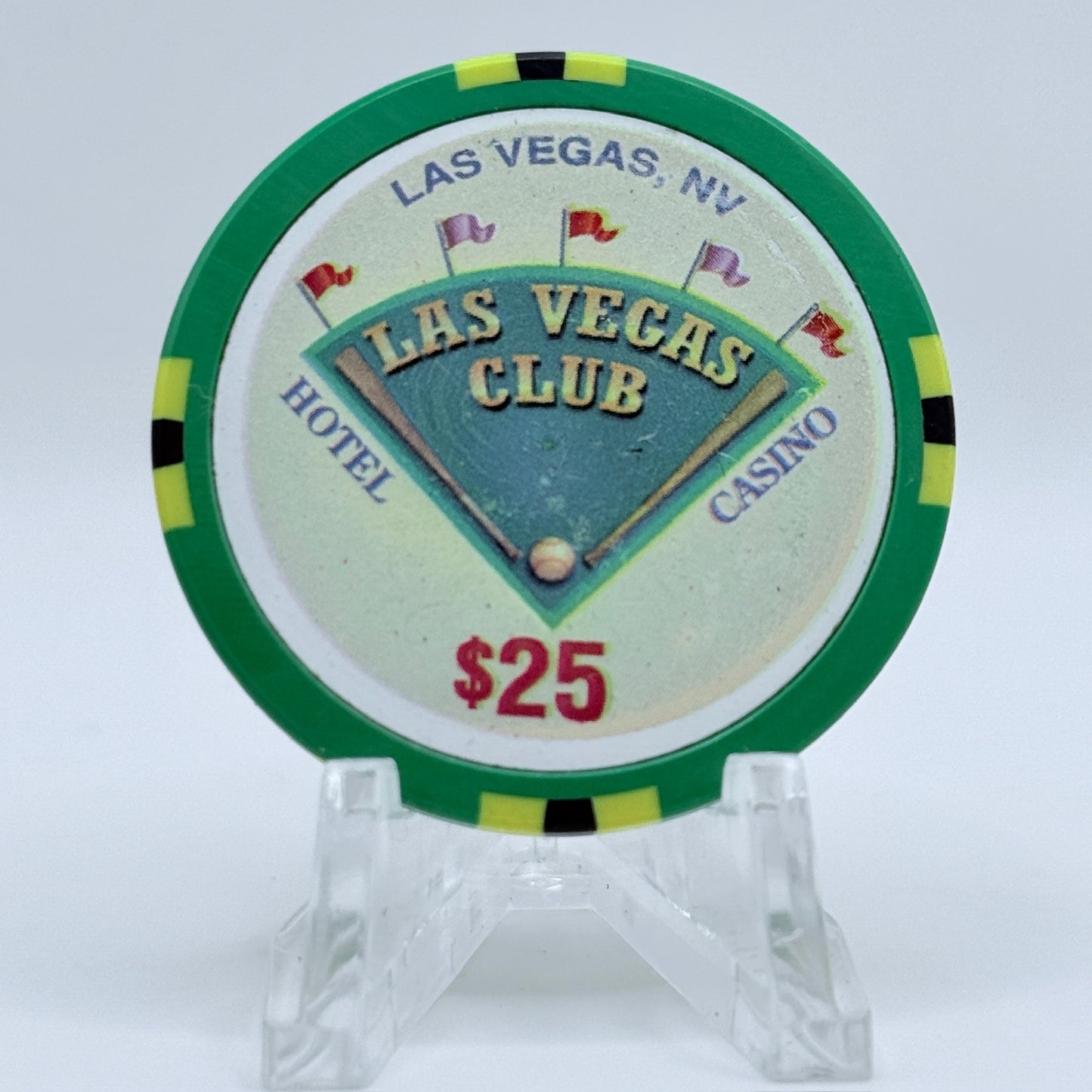 Las Vegas Club Las Vegas Nevada 2002 $25 Casino Chip N8683
