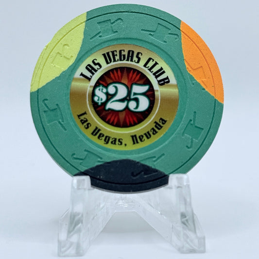 Las Vegas Club Las Vegas Nevada 2008 $25 Casino Chip E8103.L
