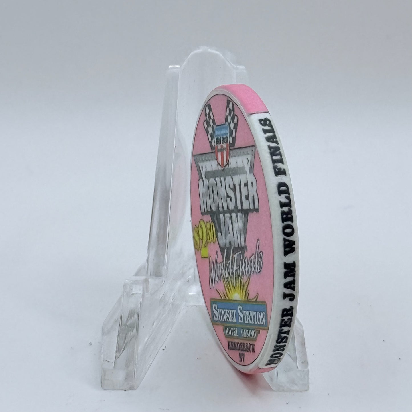 Sunset Station Henderson Nevada 2003 'Monster Jam' LE $2.50 Casino Chip E2702