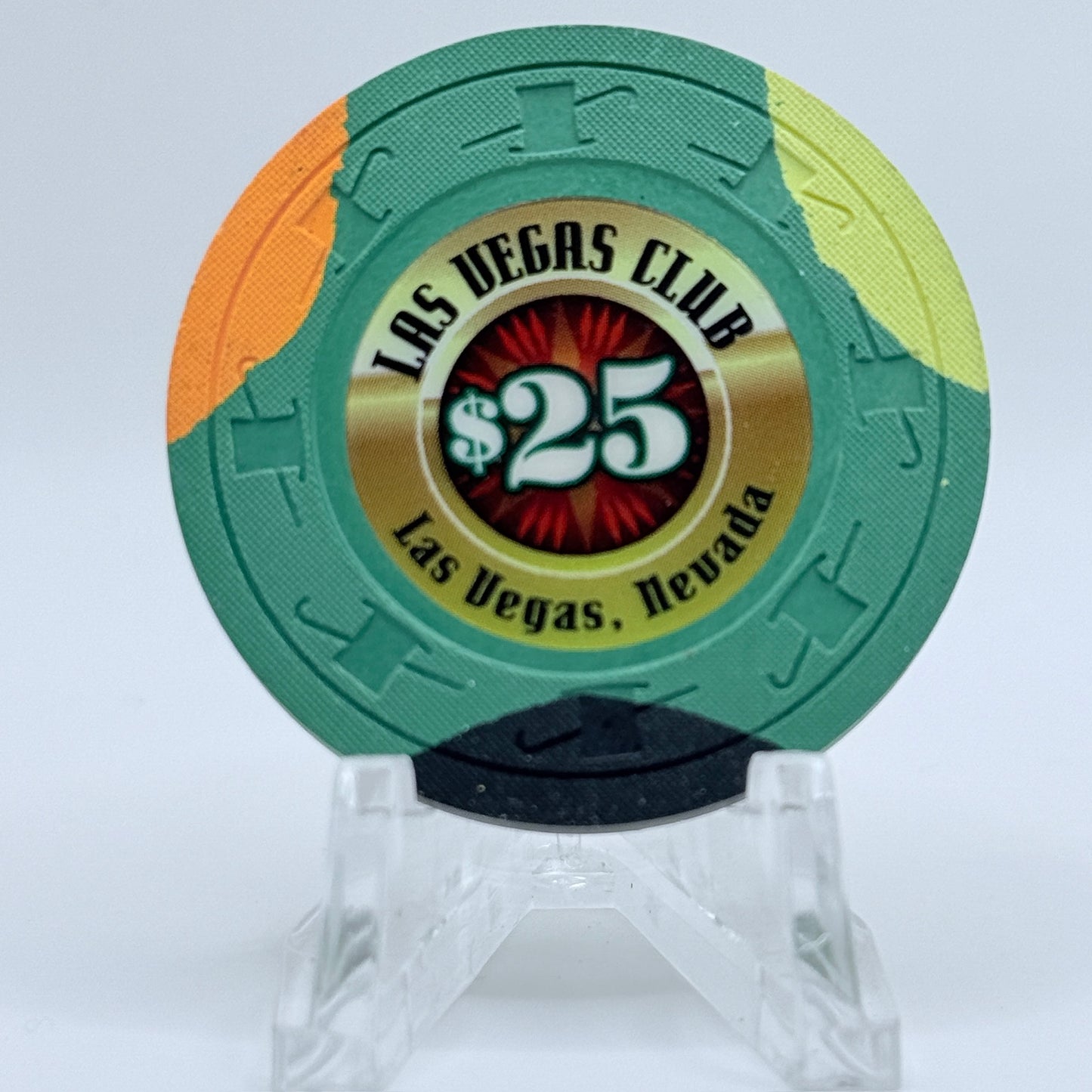 Las Vegas Club Las Vegas Nevada 2008 $25 Casino Chip E8103.L