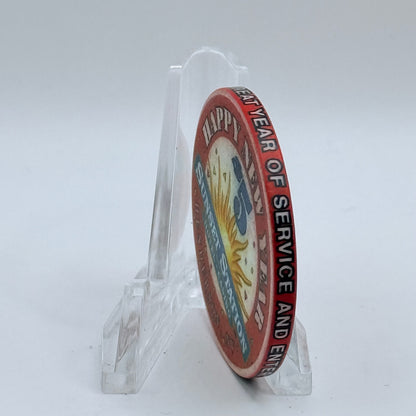 Sunset Station Henderson Nevada 1999 'Happy New Year' LE $5 Casino Chip V3493