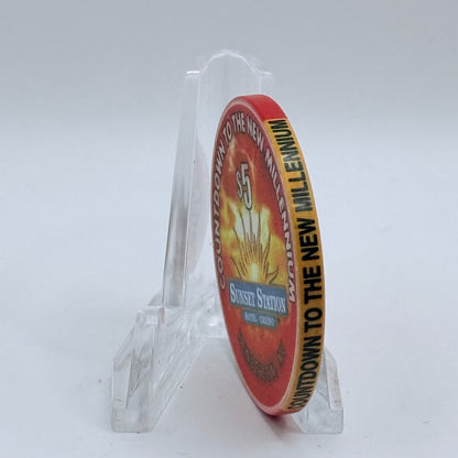Sunset Station Henderson Nevada 1999 'Threes' Series 2 LE $5 Casino Chip V3481