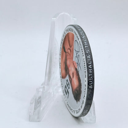 Excalibur Las Vegas Nevada 2003 'Thunder From Down Under' LE $5 Casino Chip E0427