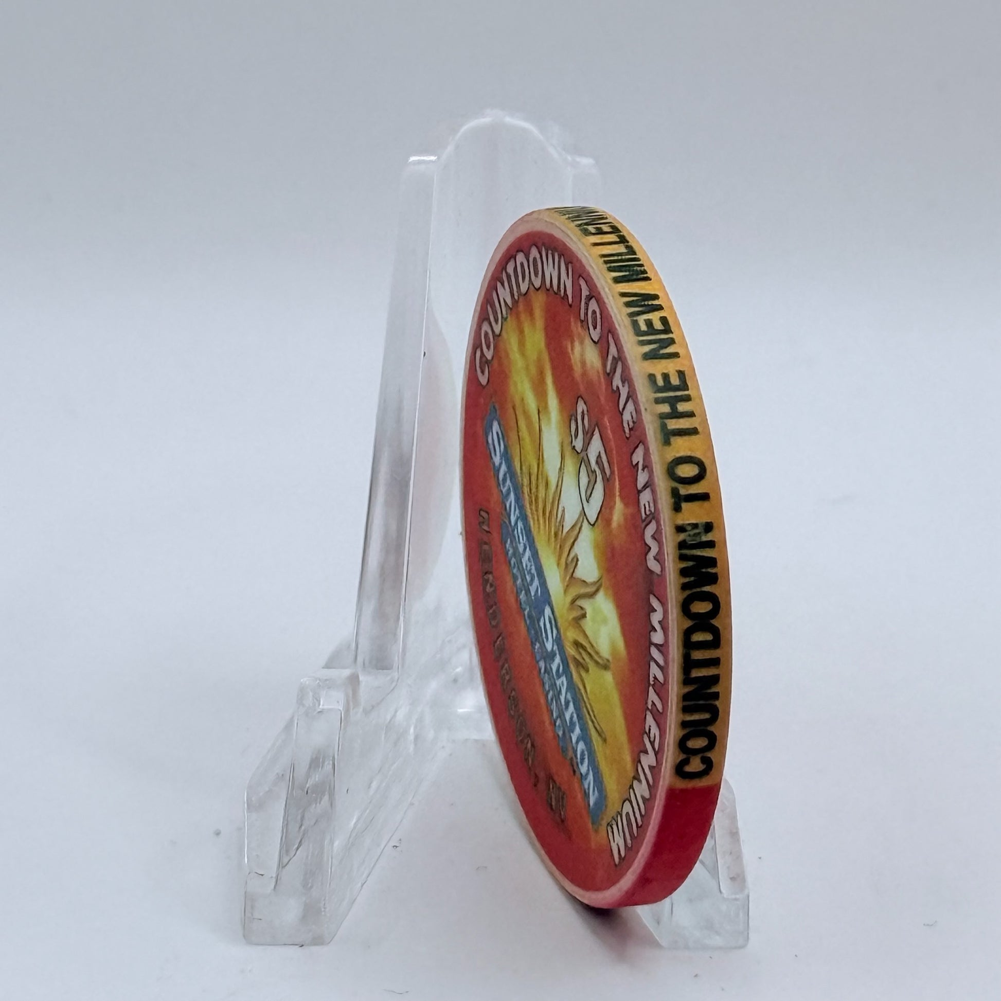 Sunset Station Henderson Nevada 1999 'Sixes' Series 2 LE $5 Casino Chip V3484
