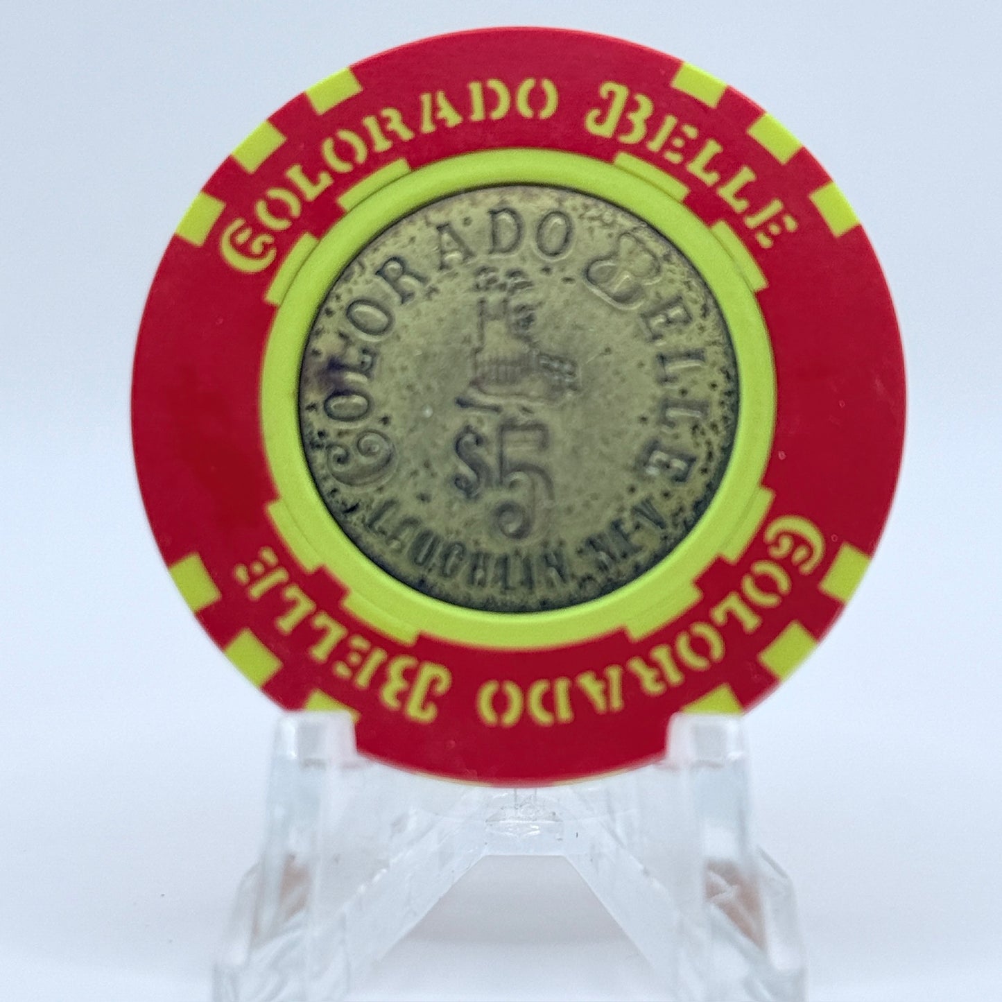 Colorado Belle Laughlin Nevada 1988 $5 Casino Chip N3407