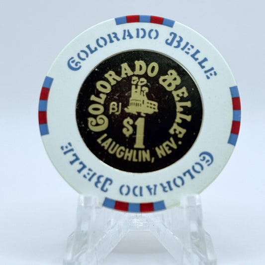 Colorado Belle Laughlin Nevada 2008 $1 Casino Chip E8469