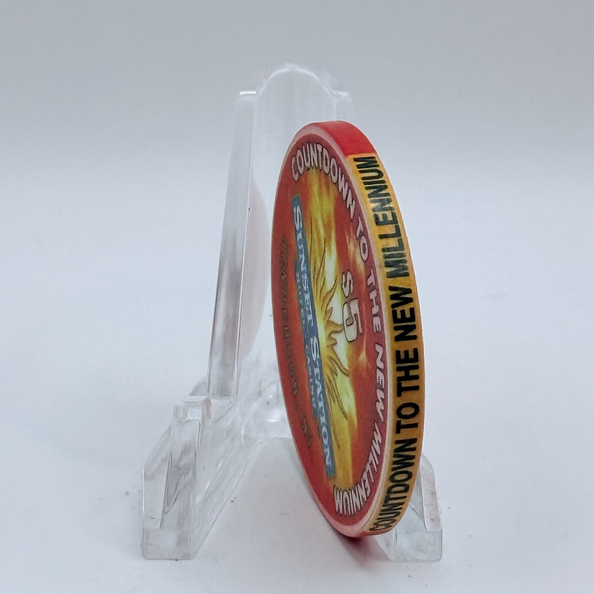 Sunset Station Henderson Nevada 1999 'Eights' Series 2 LE $5 Casino Chip V3486