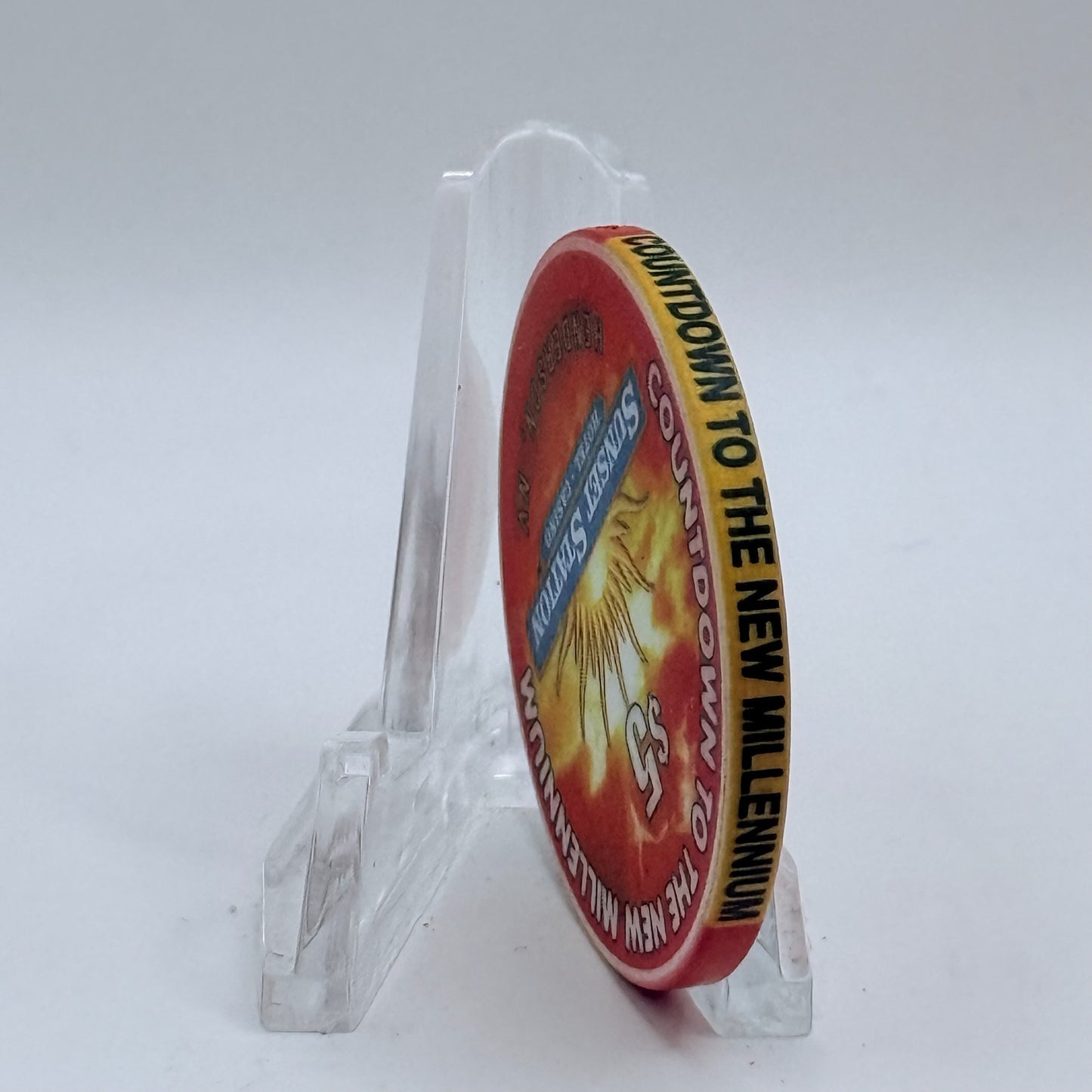 Sunset Station Henderson Nevada 1999 'Nines' Series 2 LE $5 Casino Chip V3487