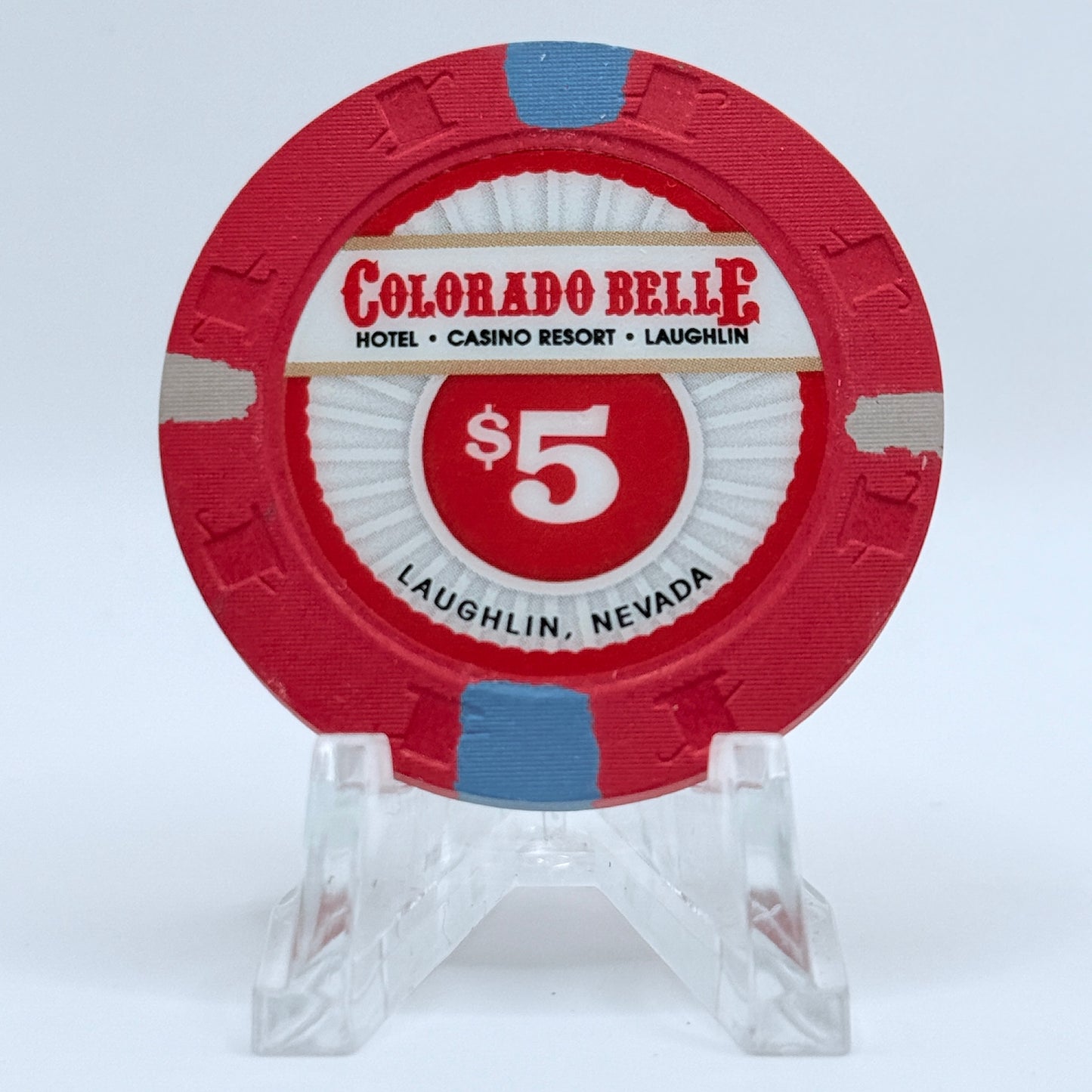 Colorado Belle Laughlin Nevada 2016 $5 Casino Chip D2387