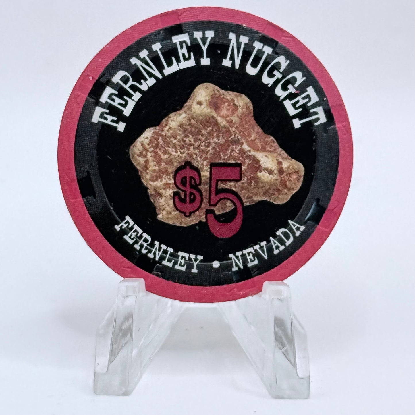 Fernley Nugget Fernley Nevada 2008 $5 Casino Chip E8794
