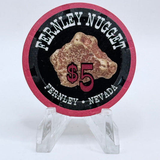 Fernley Nugget Fernley Nevada 2008 $5 Casino Chip E8794