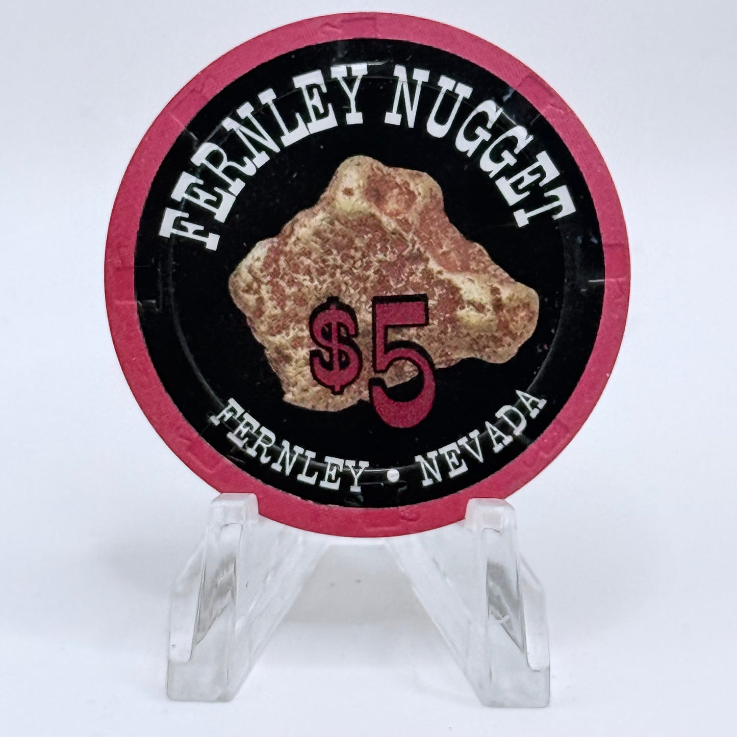 Fernley Nugget Fernley Nevada 2008 $5 Casino Chip E8794