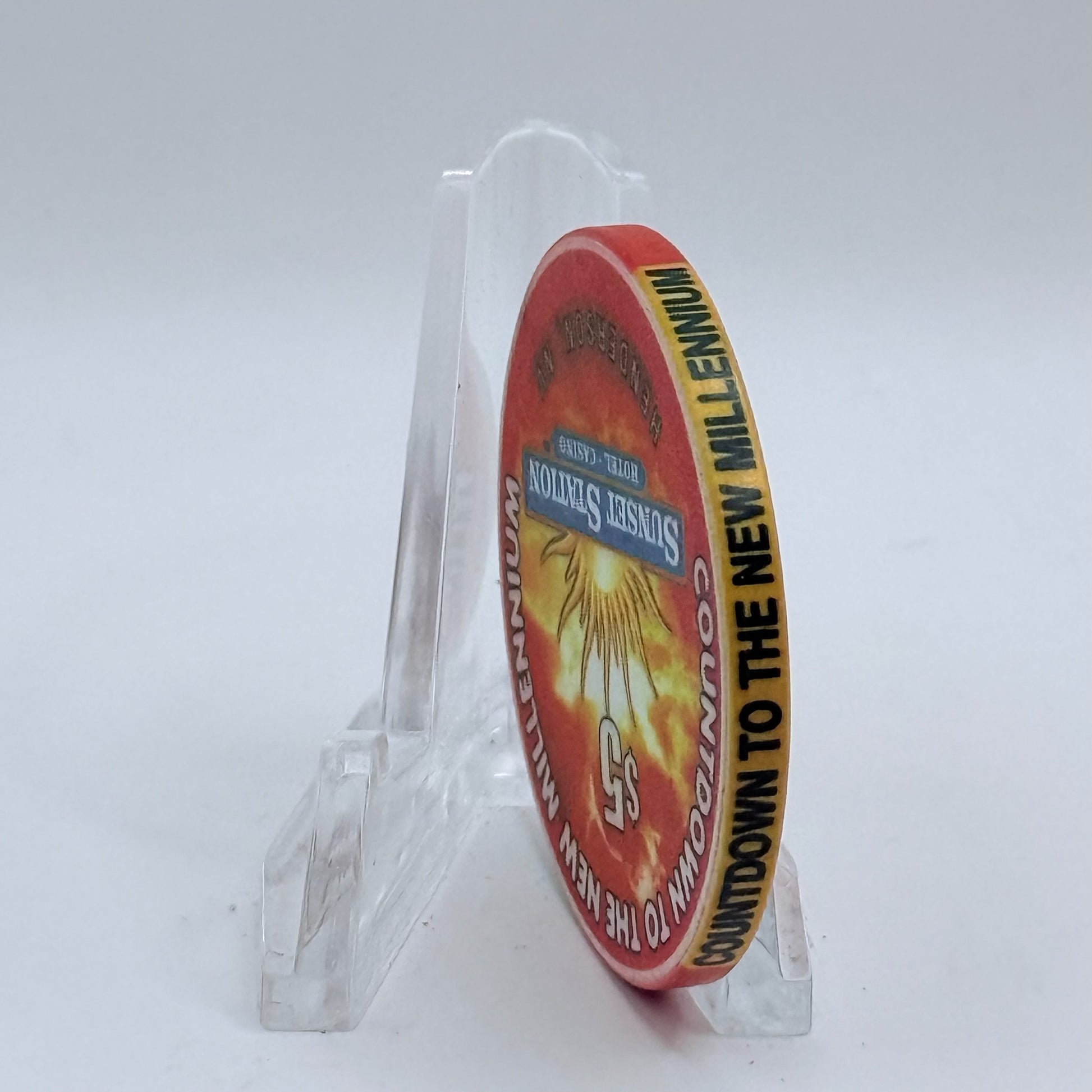 Sunset Station Henderson Nevada 1999 'Tens' Series 2 LE $5 Casino Chip V3488