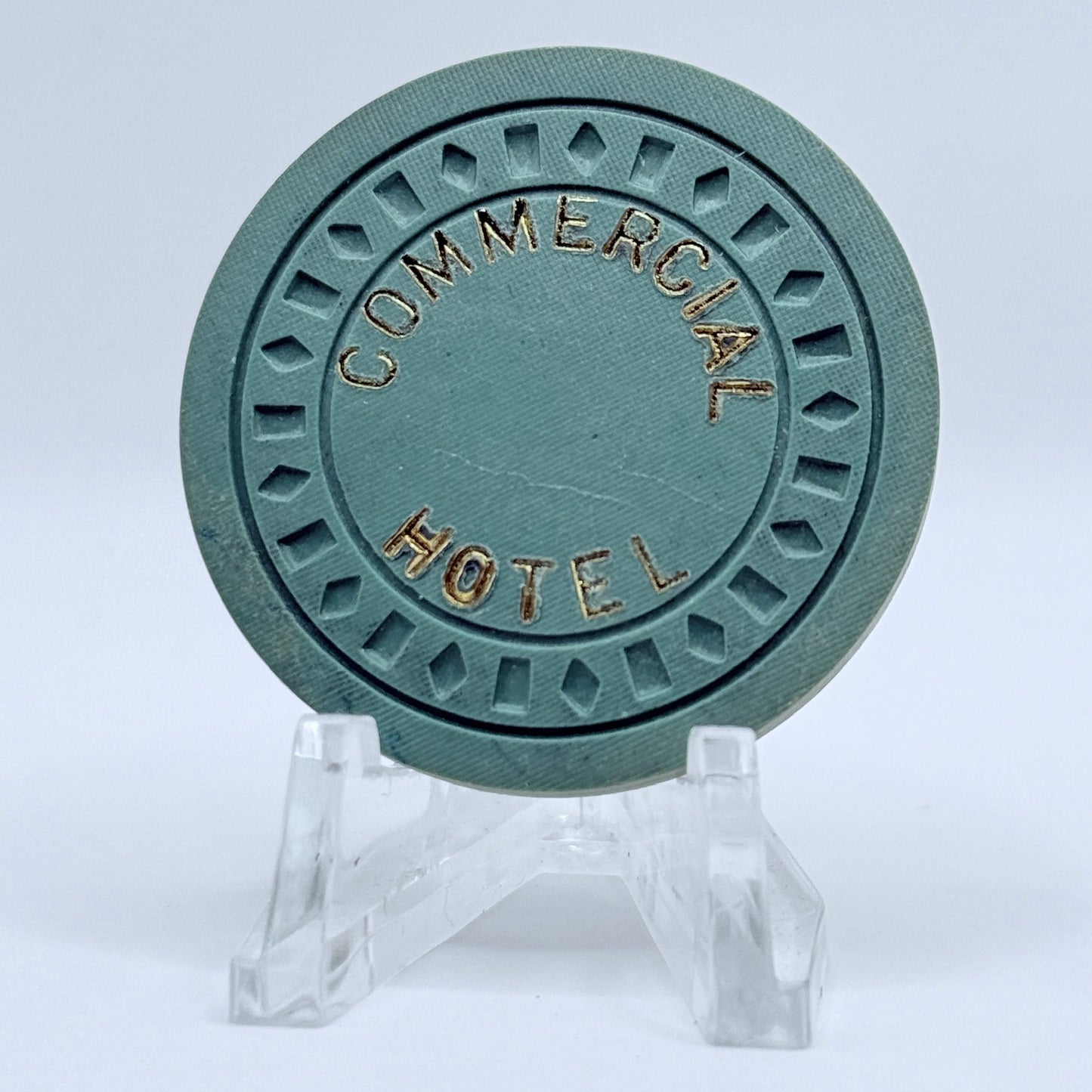 Commercial Hotel Battle Mountain Nevada 1955 $0.50 Casino Chip N0847