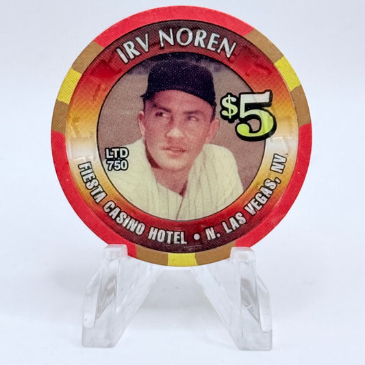 Fiesta Rancho N. Las Vegas Nevada 2000 'Irv Noren' LE $5 Casino Chip V4116
