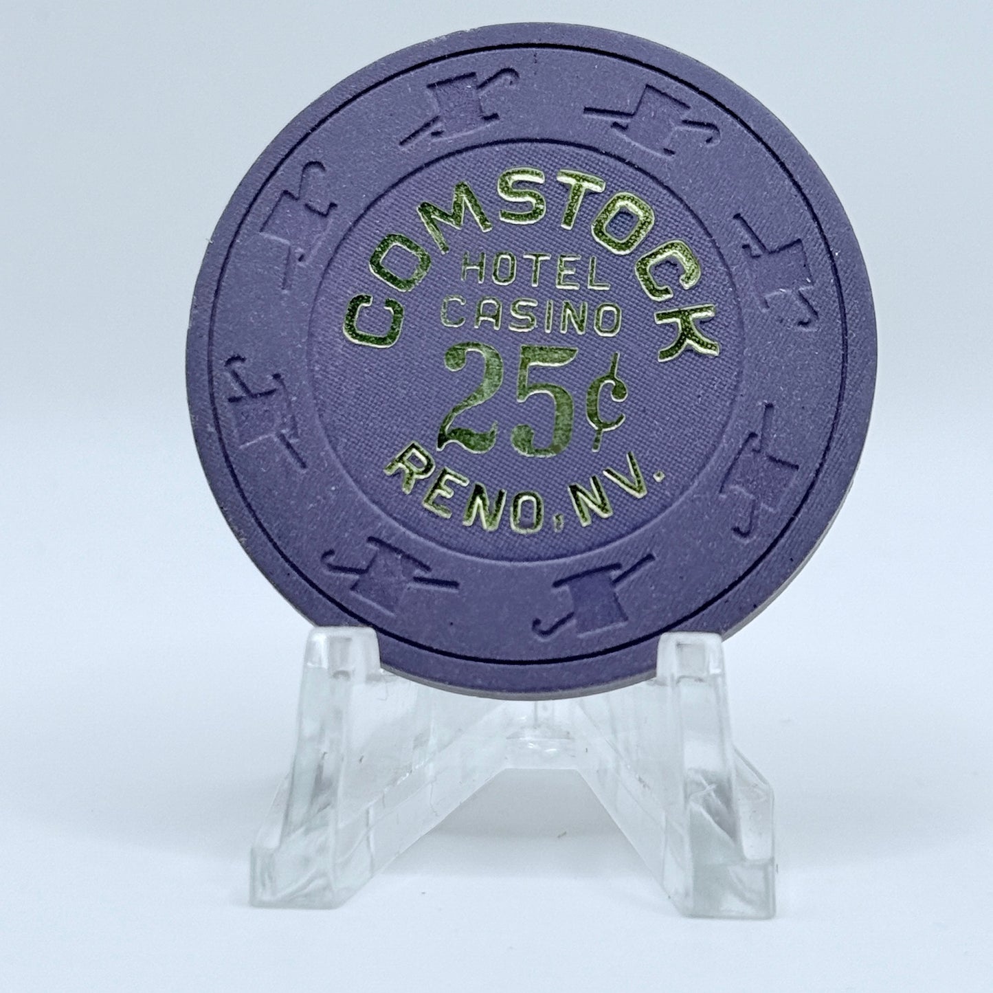 Comstock Reno Nevada $0.25 Casino Chip N3062