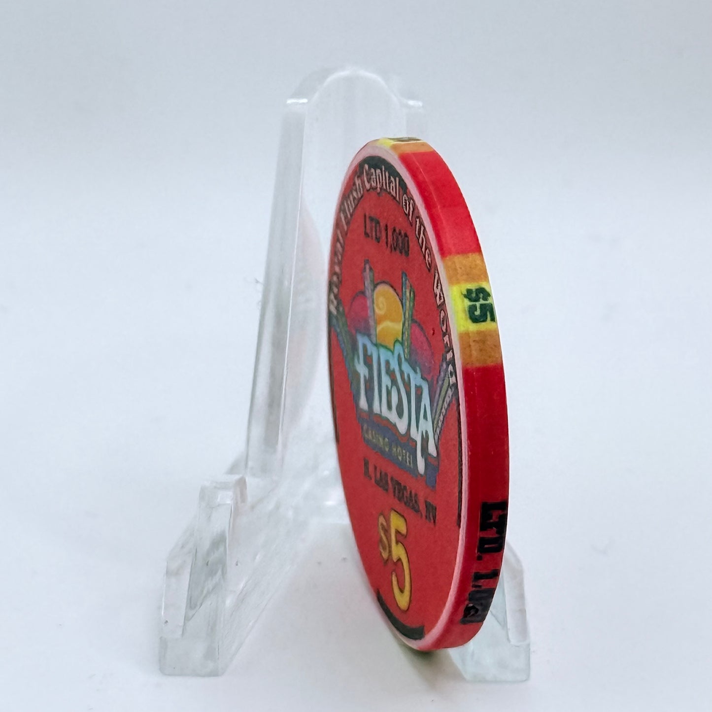 Fiesta Rancho N. Las Vegas Nevada 2000 'First Chip Of Millennium' LE $5 Casino Chip V4102