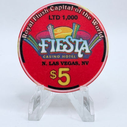 Fiesta Rancho N. Las Vegas Nevada 1999 'Last Chip Of Millennium' LE $5 Casino Chip V4105