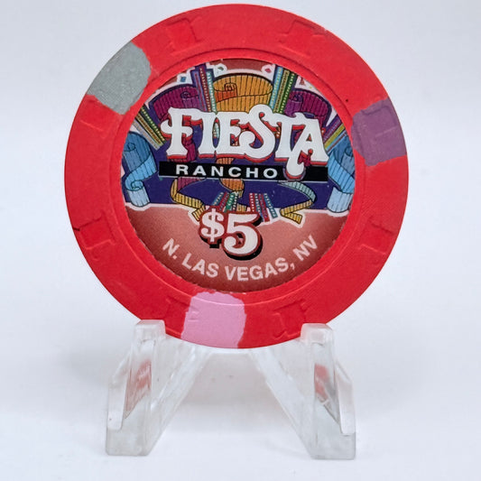 Fiesta Rancho N. Las Vegas Nevada 2005 $5 Casino Chip E8531