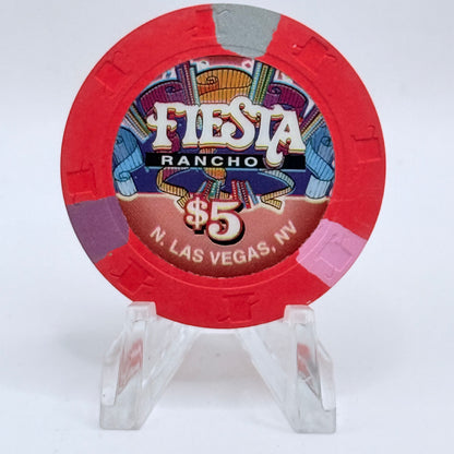 Fiesta Rancho N. Las Vegas Nevada 2005 $5 Casino Chip E8531
