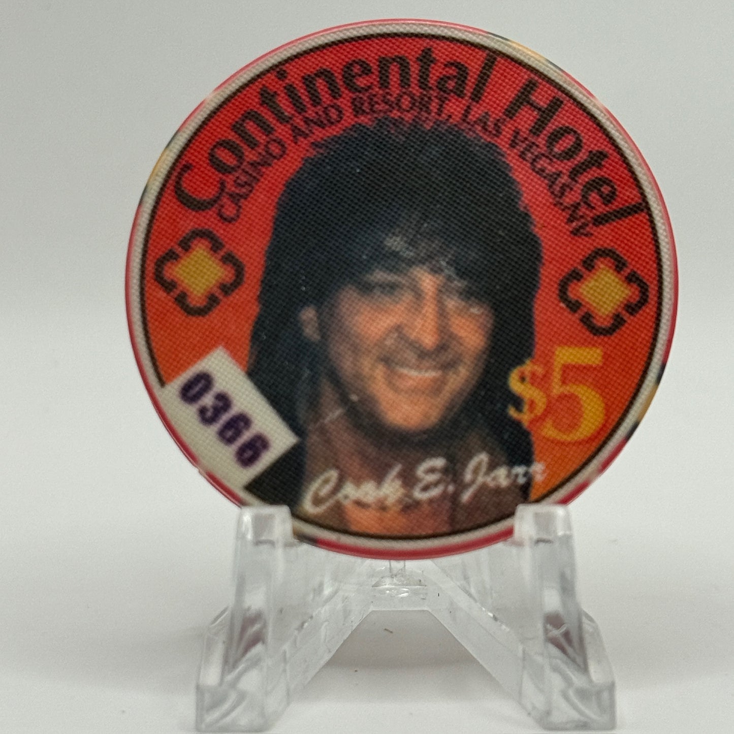 Continental Hotel Las Vegas Nevada 1996 LE $5 Casino Chip N0601