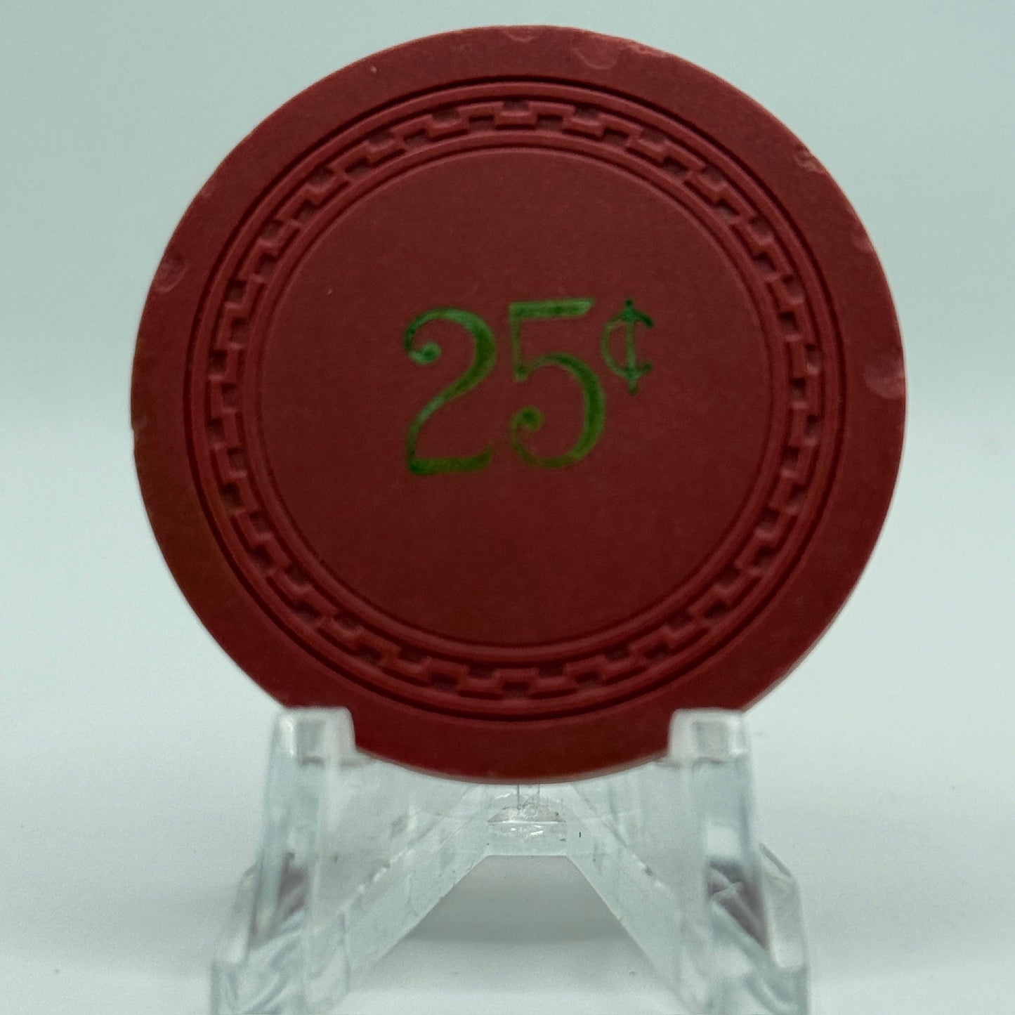 CB (Corner Bar) Fallon Nevada 1954 $0.25 Casino Chip N7892