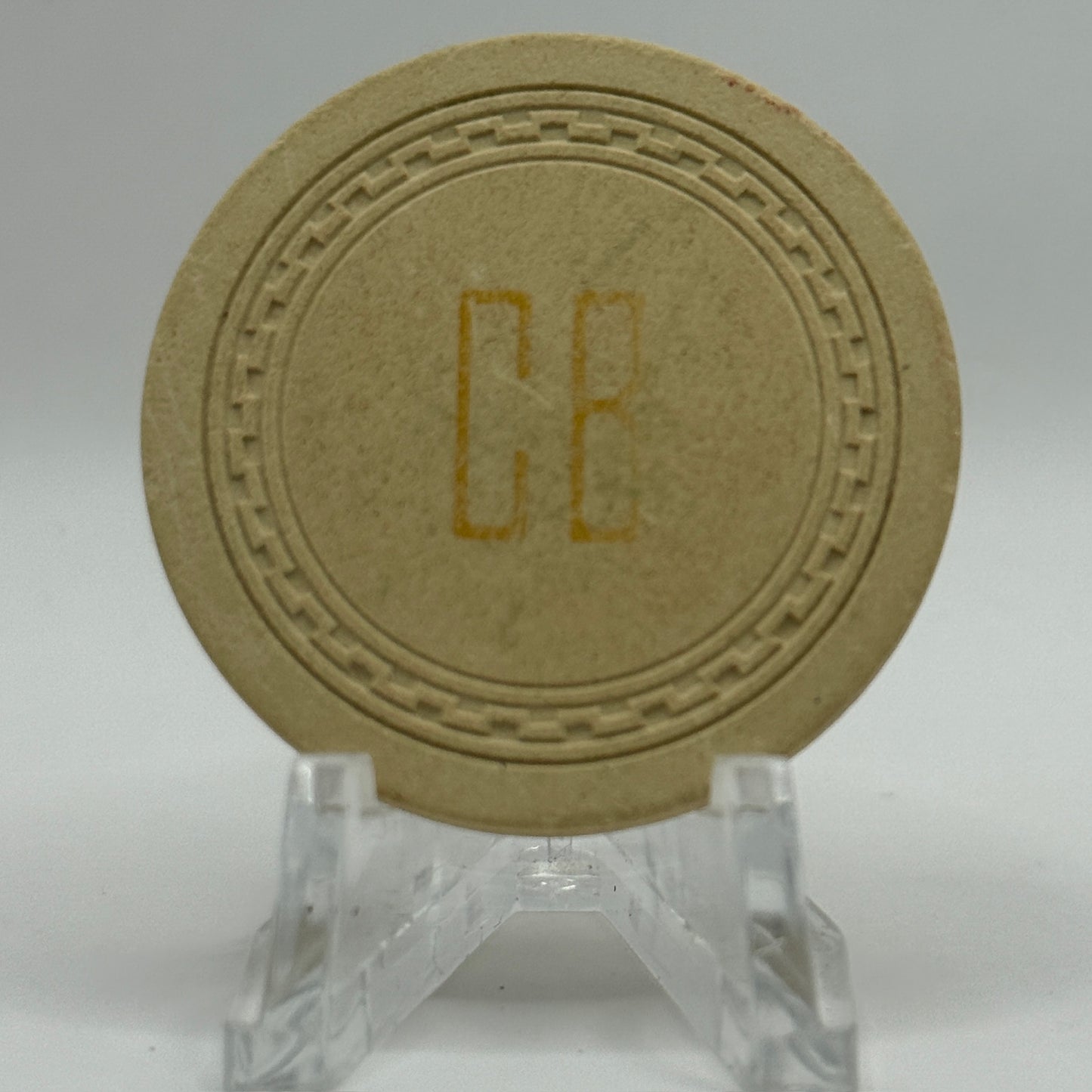 CB (Corner Bar) Fallon Nevada 1954 $0.10 Casino Chip N7894