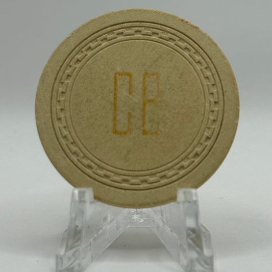 CB (Corner Bar) Fallon Nevada 1954 $0.10 Casino Chip N7894