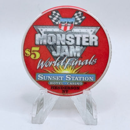 Sunset Station Henderson Nevada 2003 'Monster Jam' LE $5 Casino Chip E2717