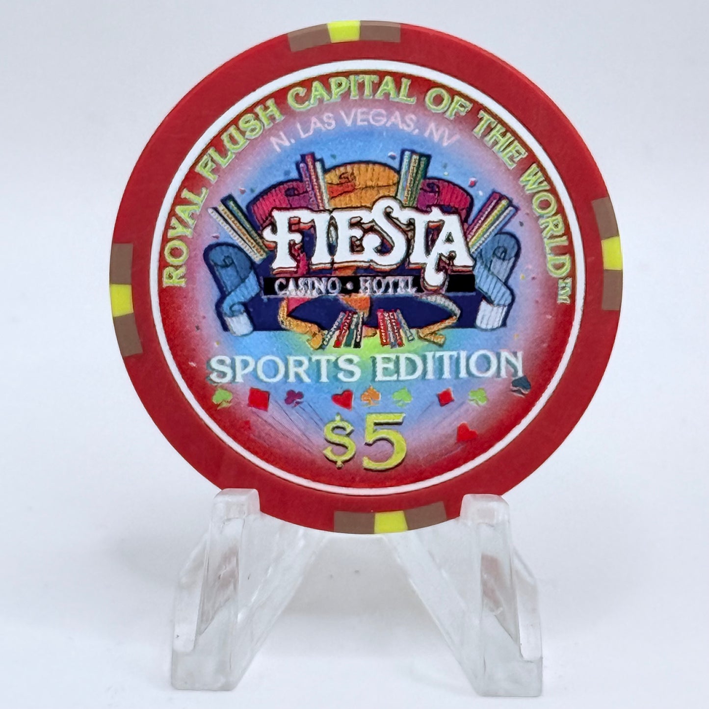 Fiesta Rancho N. Las Vegas Nevada 1997 Series 4 LE $5 Casino Chip N9645