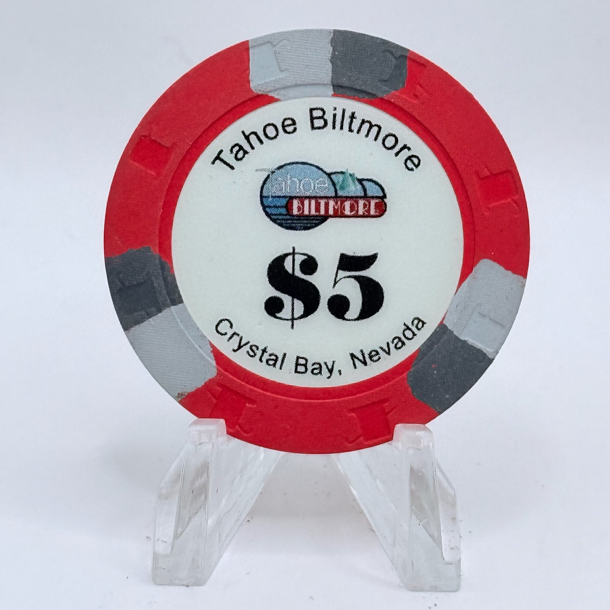 Tahoe Biltmore Crystal Bay Nevada 2006 $5 Casino Chip E5585