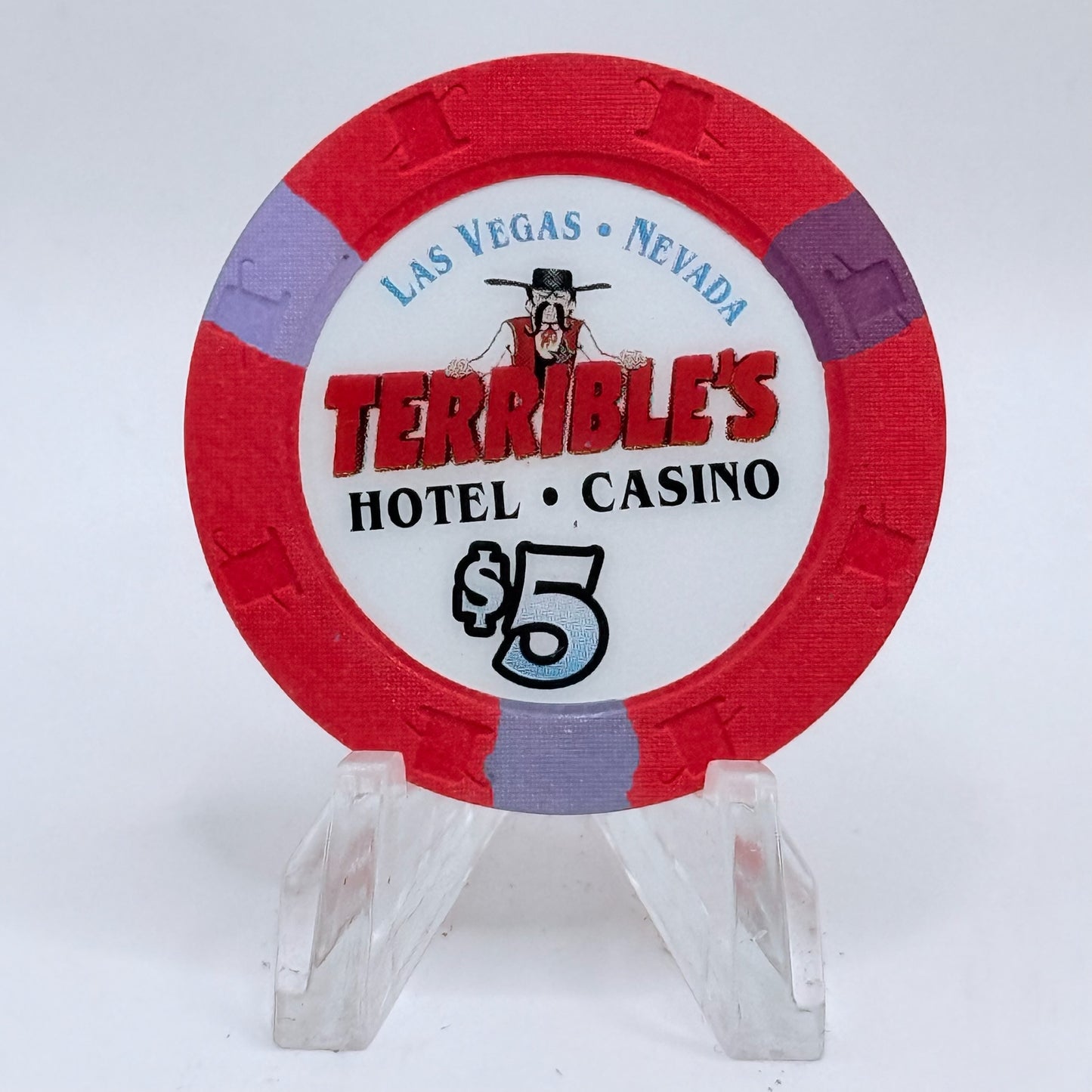 Terrible's Hotel Casino Las Vegas Nevada 2000 $5 Casino Chip V7419
