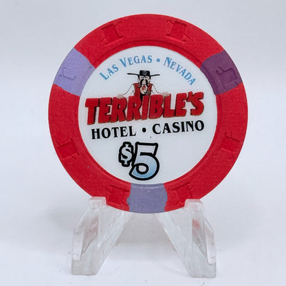 Terrible's Hotel Casino Las Vegas Nevada 2000 $5 Casino Chip V7419