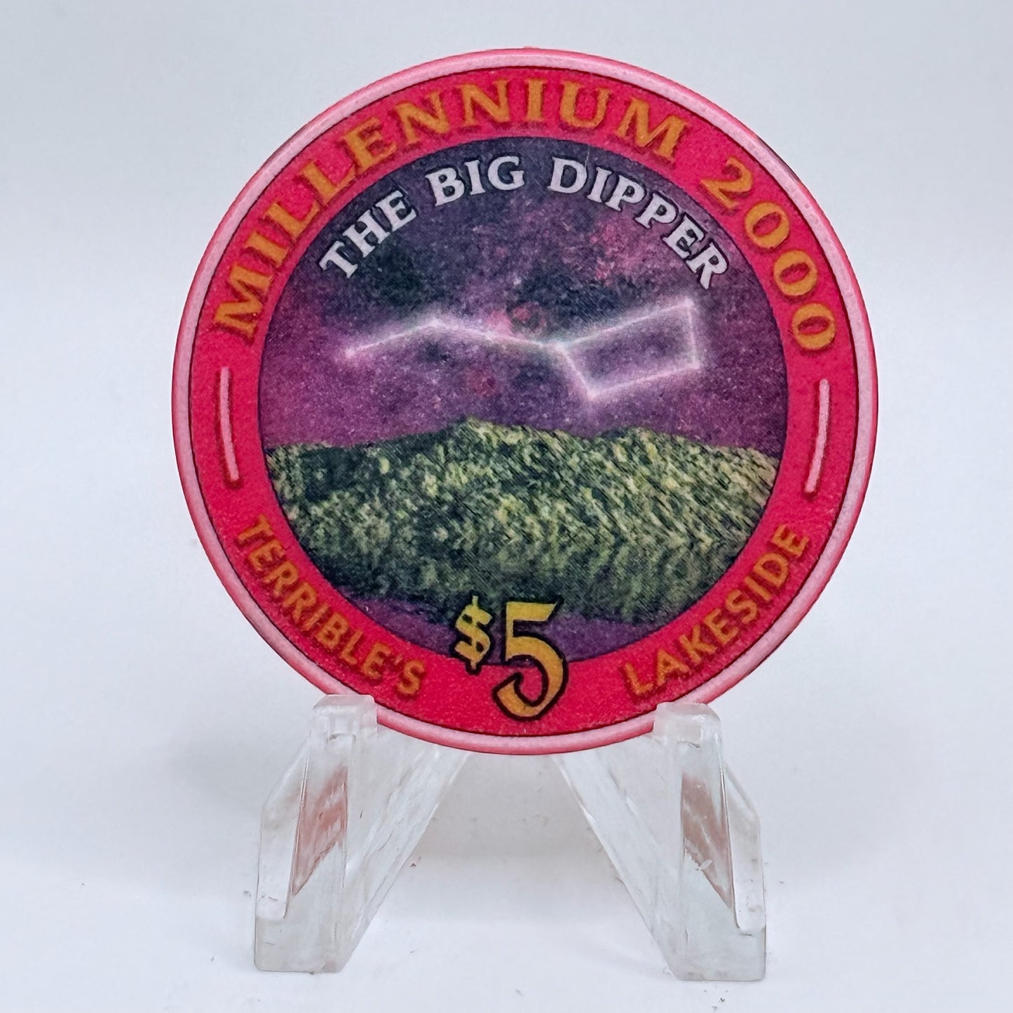 Terrible's Lakeside Casino Pahrump Nevada 2000 'The Big Dipper' LE $5 Casino Chip V5734