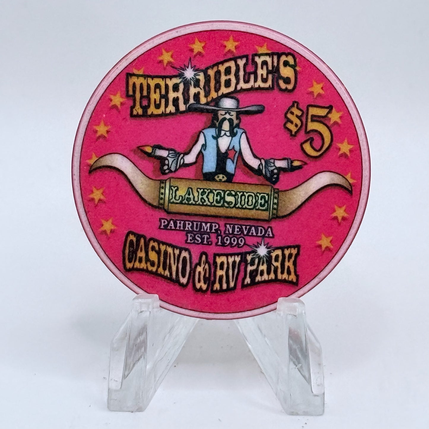 Terrible's Lakeside Casino Pahrump Nevada 2000 'The Big Dipper' LE $5 Casino Chip V5734