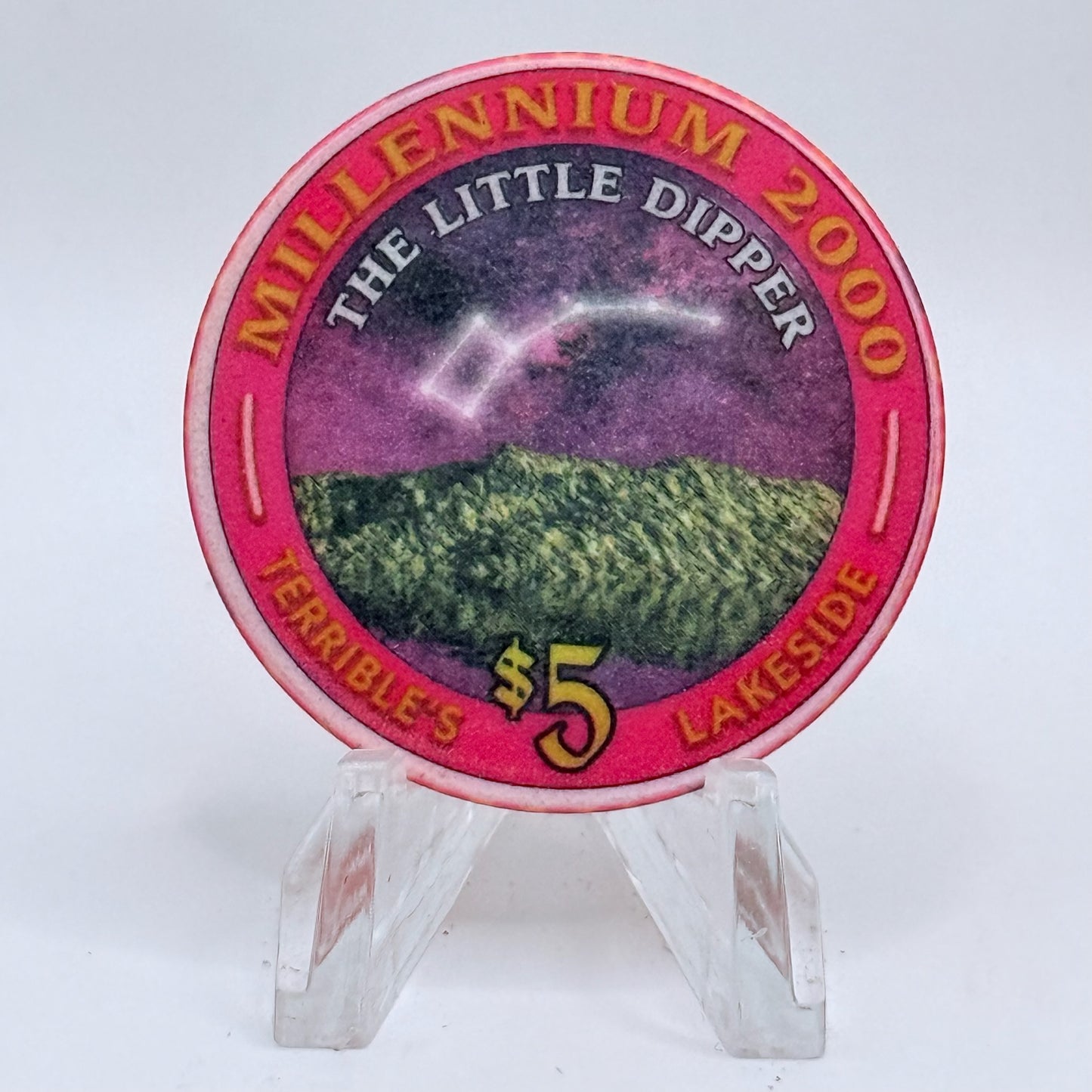Terrible's Lakeside Casino Pahrump Nevada 2000 'The Little Dipper' LE $5 Casino Chip V5735